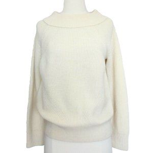 Karen Millen Wool Sweater Women Jumper Classic style sz 4 ivory